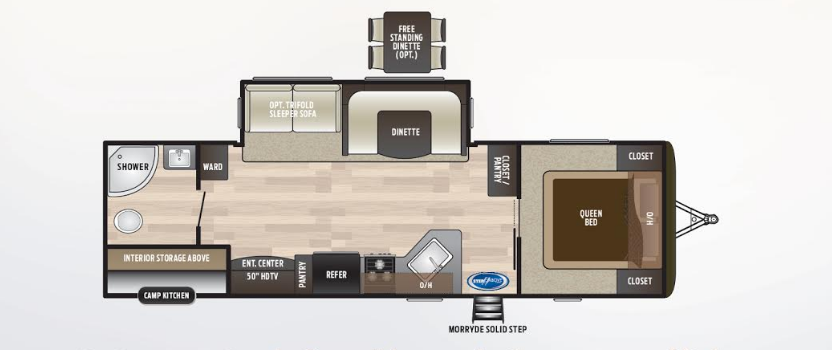 Trailer Keystone RV Hideout 2019 for sale - VR Expert Photo#18 Trailer Keystone RV Hideout 2019 for sale - VR Expert
